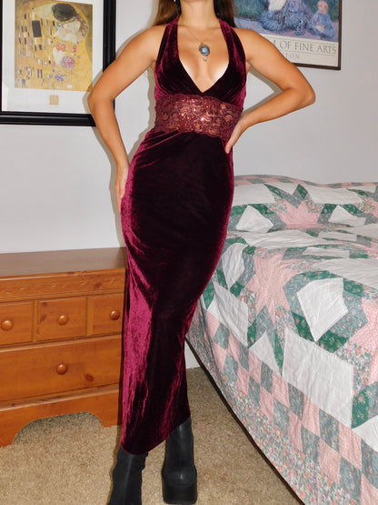 Jessica Velvet Gown | Size S