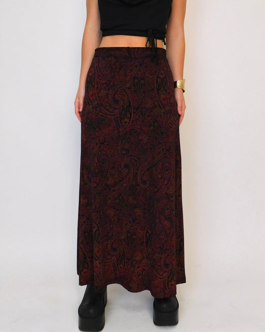90’s Slinky Maxi Skirt | Size L