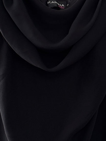 Karina 90's Mesh Draped Maxi Dress | Size 12