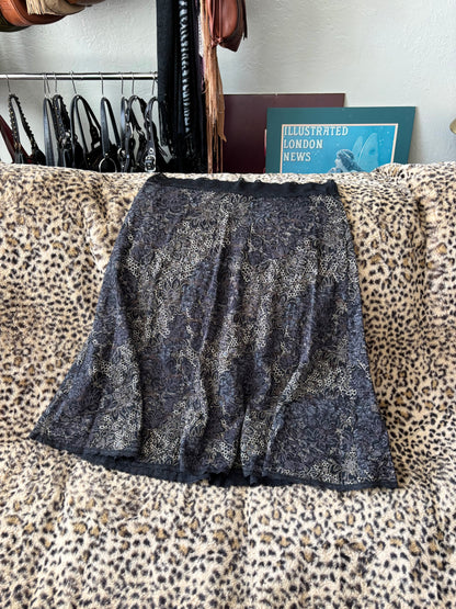 Cabi 00's Lace Trim Skirt | Size 30" Waist