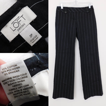Marisa Pinstripe Trousers | Size 2P