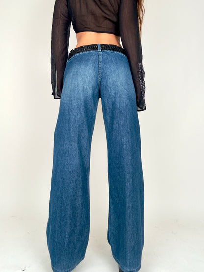 Wide Leg London Jeans | Size 33” waist
