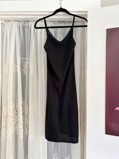 Knit 90's Midi Dress | Size S