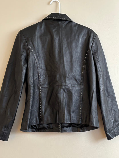 Style & Co 90’s Leather Jacket | Size M