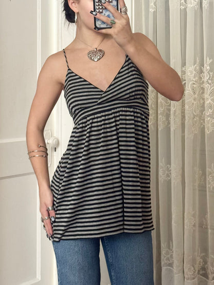 Y2K Stripe Cami | Size M