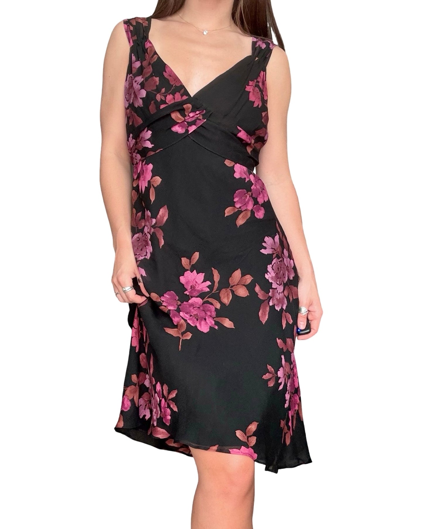 Jones NY 00's 100% Silk Dress | Size L