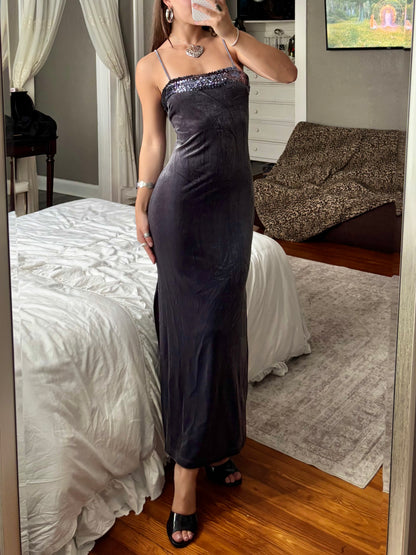 Velvet 90's Maxi Dress | Size M