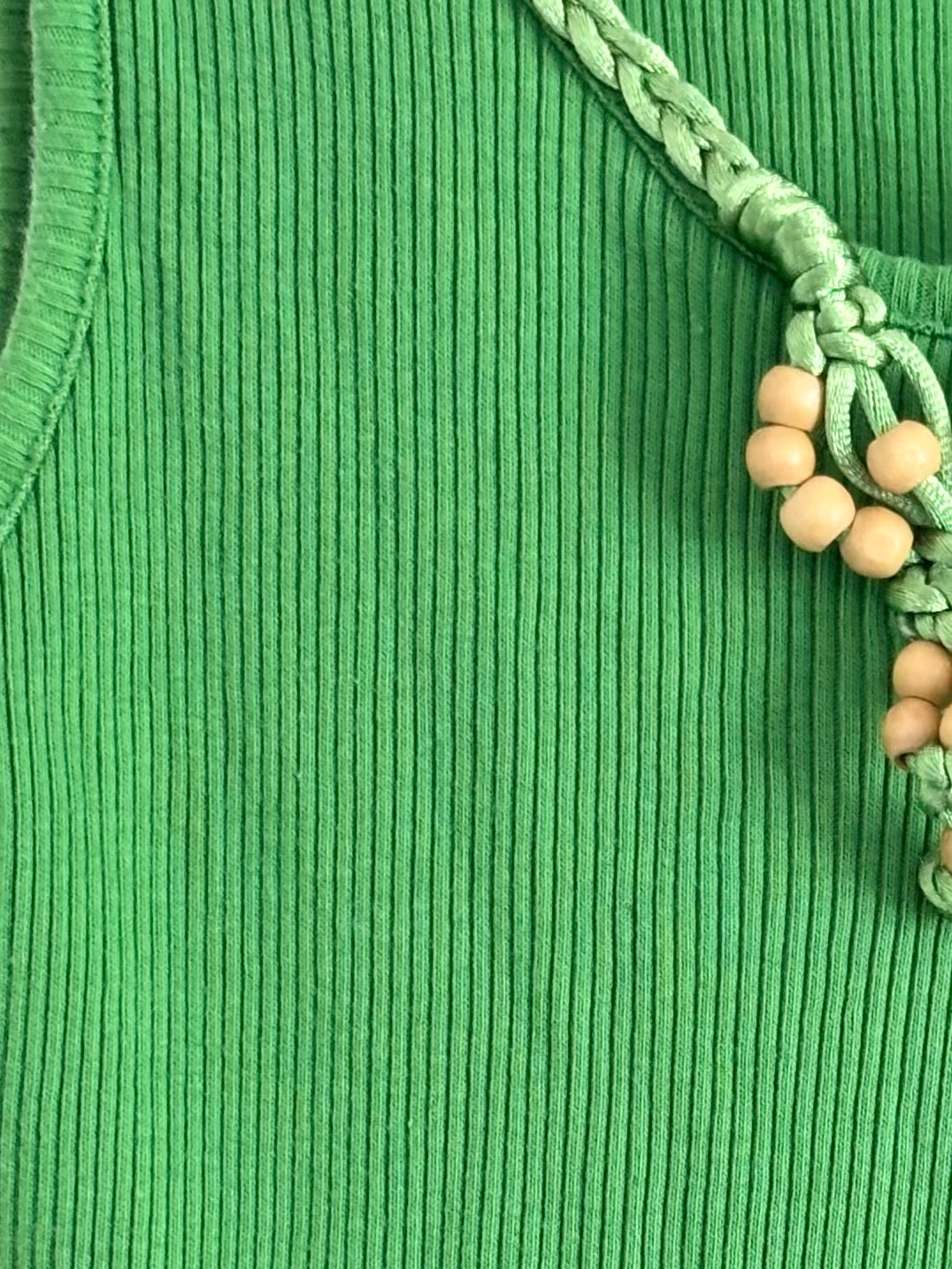Apostrophe 00's Beaded Tank Top | Size S