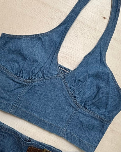 Halla Denim Halter