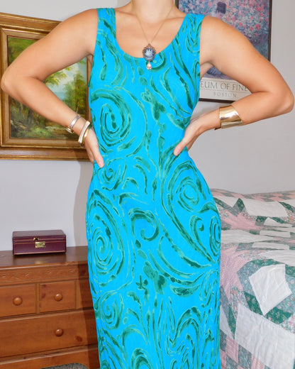 Blue Swirl Maxi | Size L