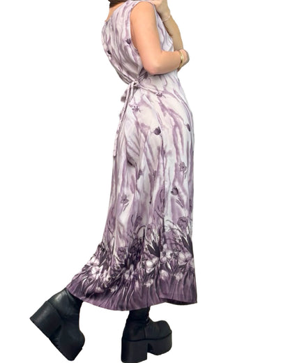 Joanna 90's Tie Back Maxi Dress | Size L