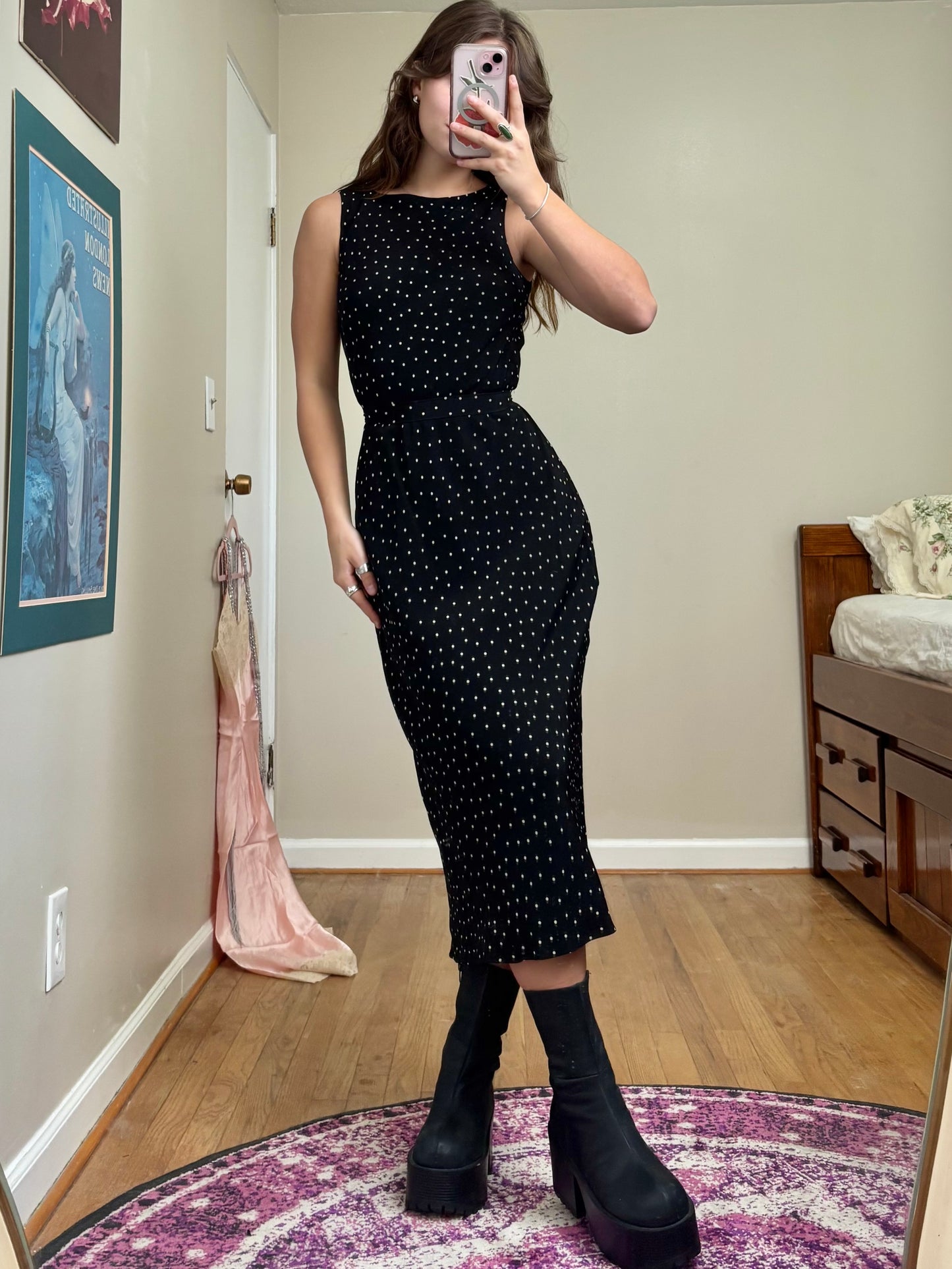 Ann Taylor 90's Midi Dress | Size XS