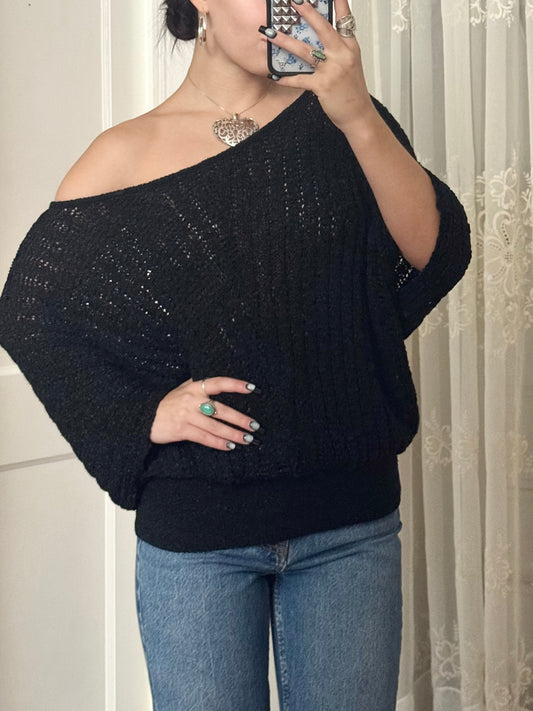 Y2K Bebe Slouch Knit | Size L