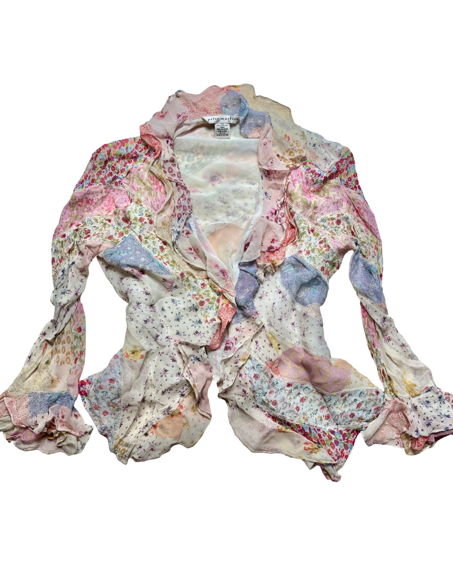 Peter Martin Silk 00’s Top | Size S