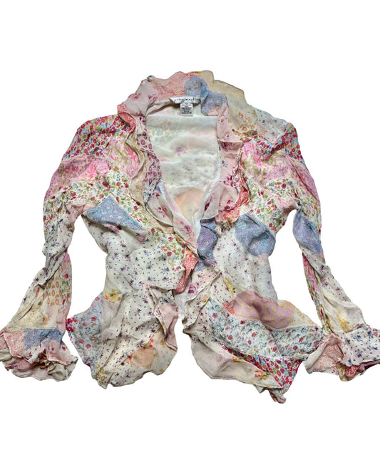 Peter Martin Silk 00’s Top | Size S