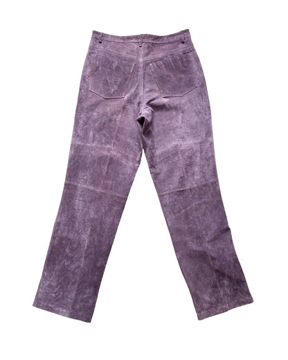 Real Leather 90’s Pants | Size 31” waist