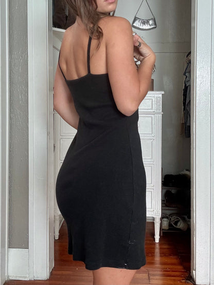 Fitted 90's Cotton Dress | Size XS