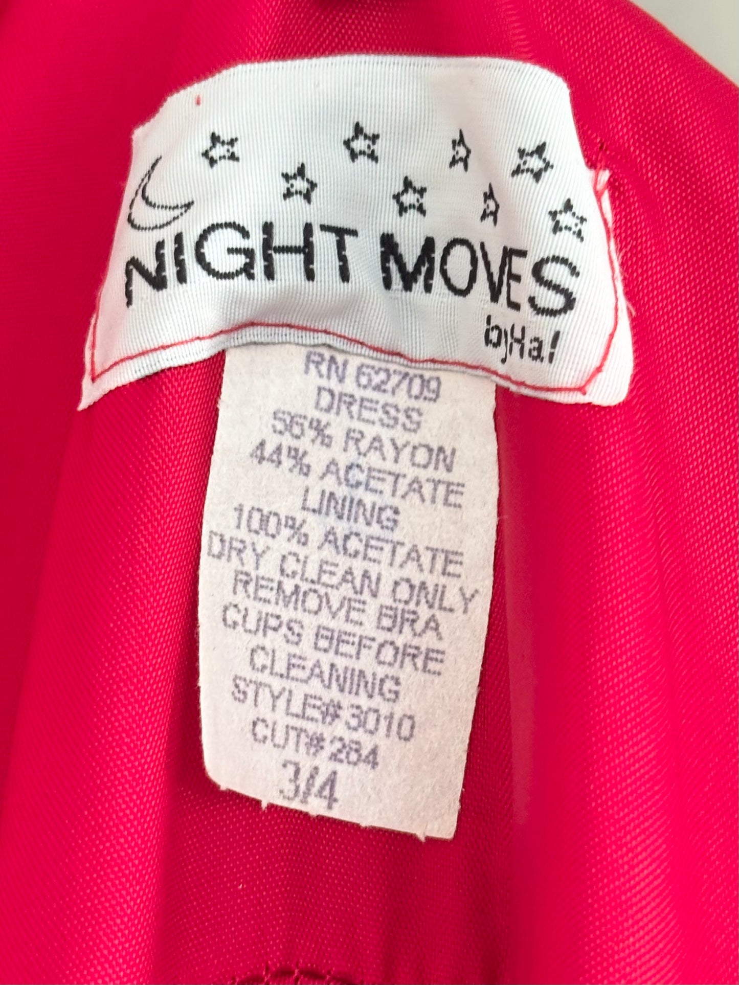 Night Moves 90's Beaded Gown | Size 3/4