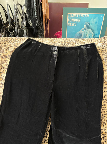 Talbots 90's Velvet Pant | Size 2