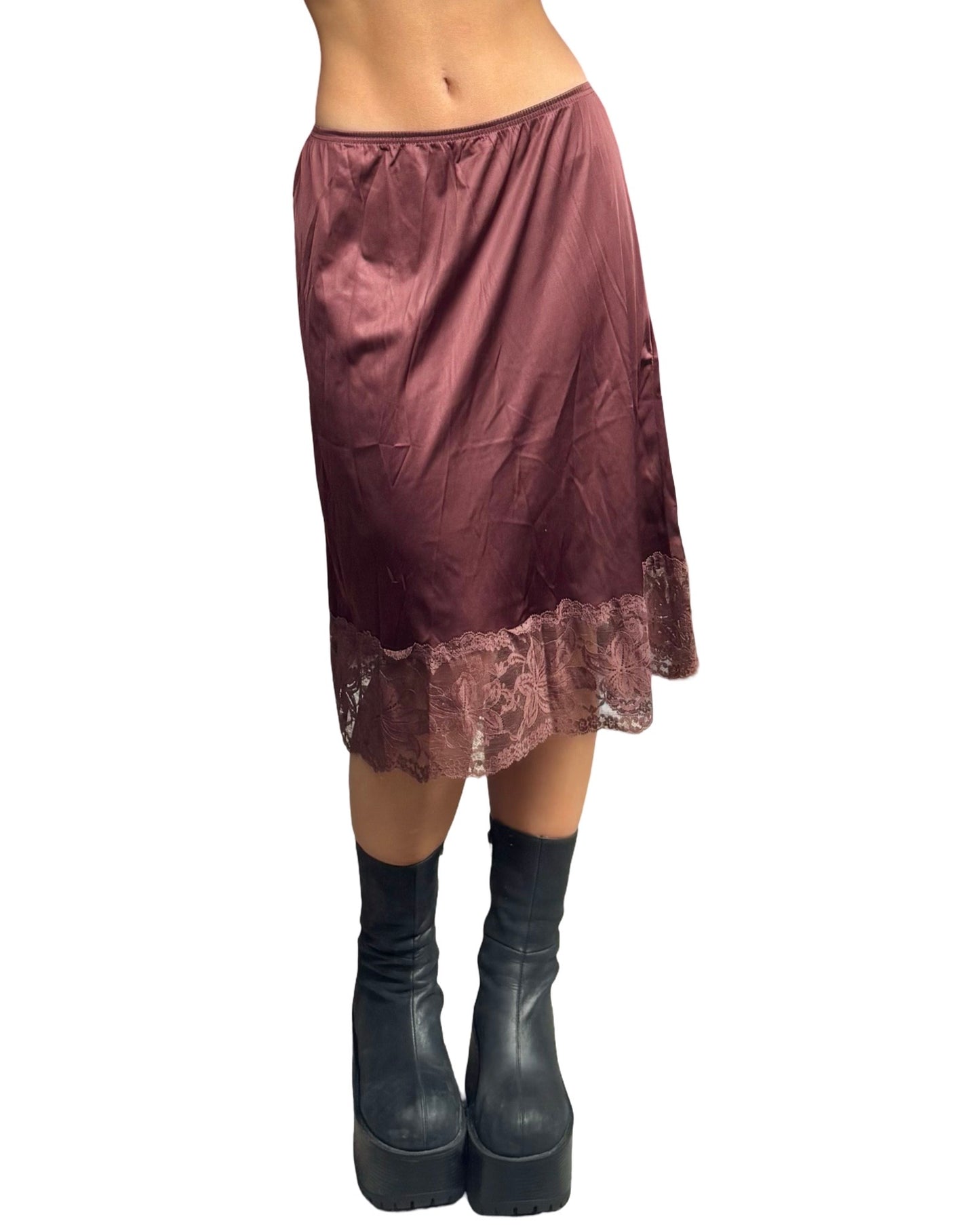 Vanity Fair 90’s Slip Skirt | Size 26” waist