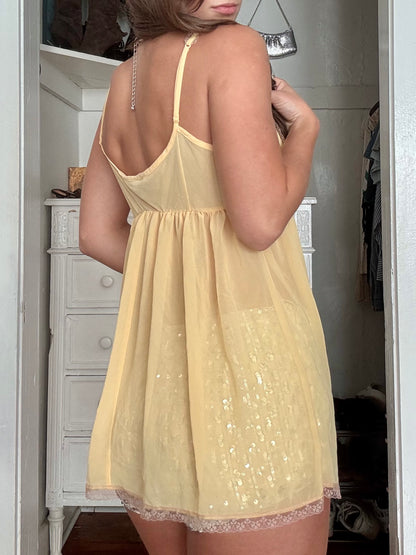 Mesh 00's Babydoll Slip | Size L