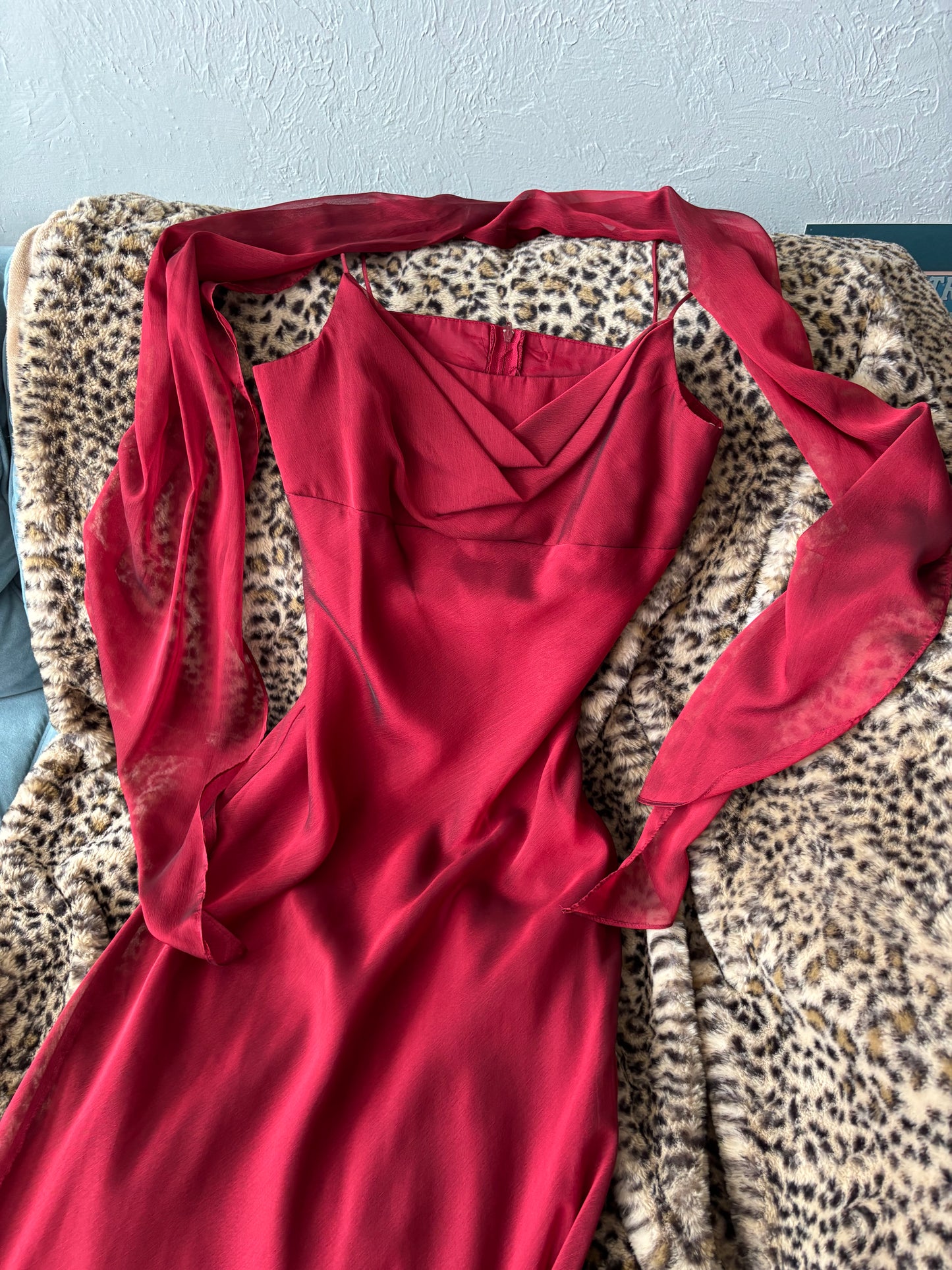 Night Way 90's Red Gown | Size 10