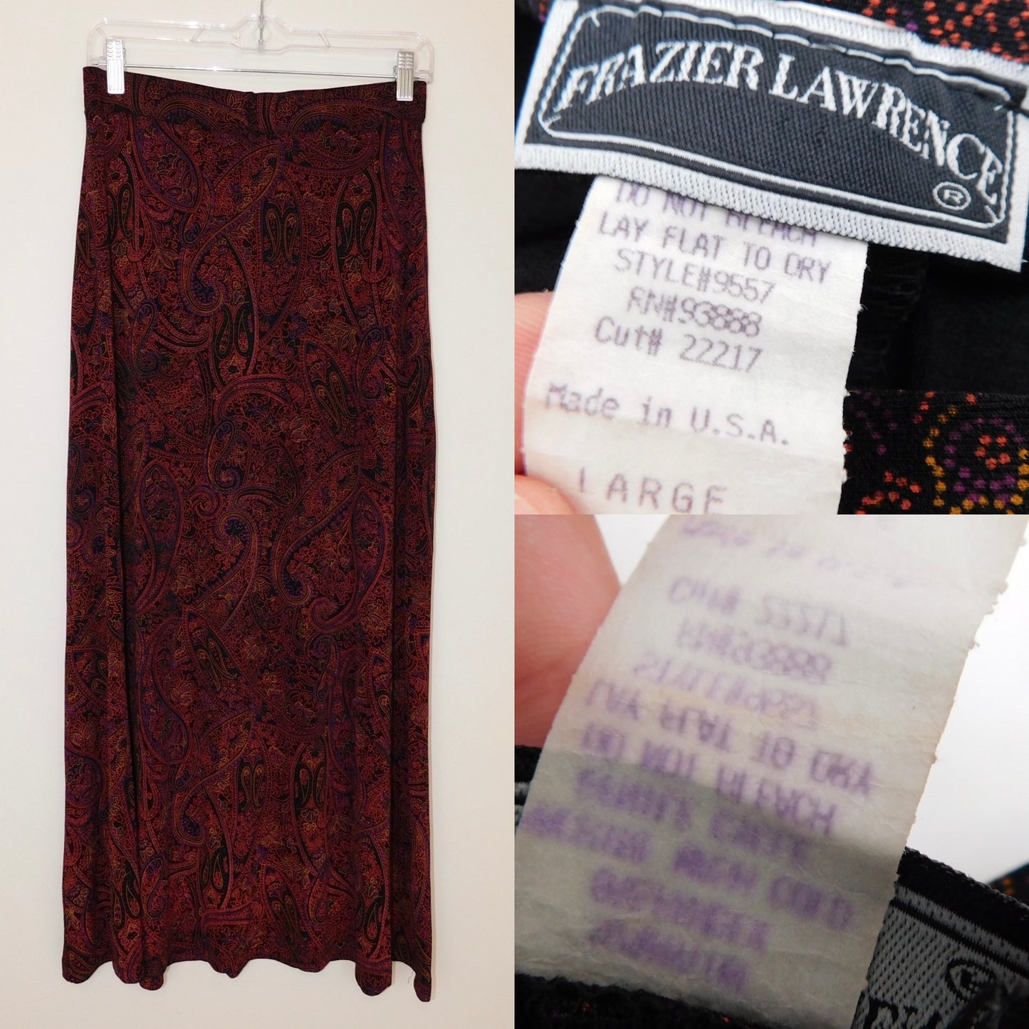 90’s Slinky Maxi Skirt | Size L