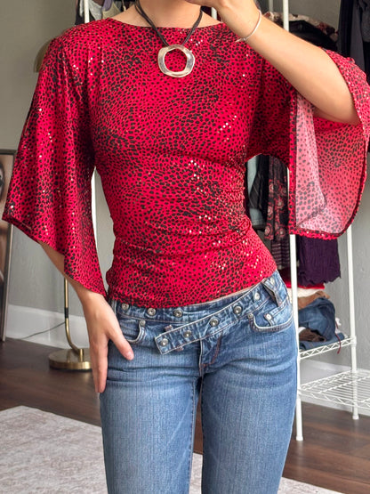 MSK 00's Batwing Top | Size L