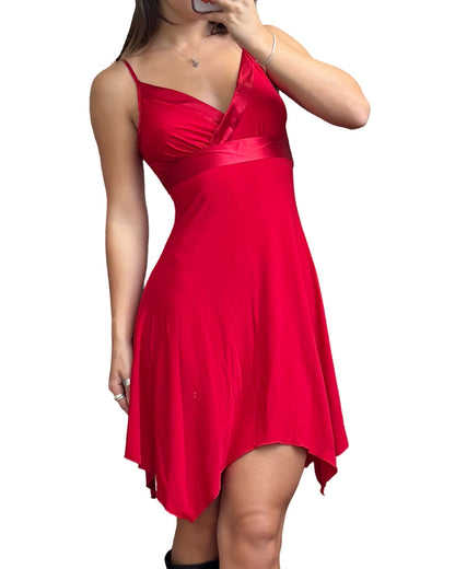 Asymmetric 00’s Mini Dress | Size S