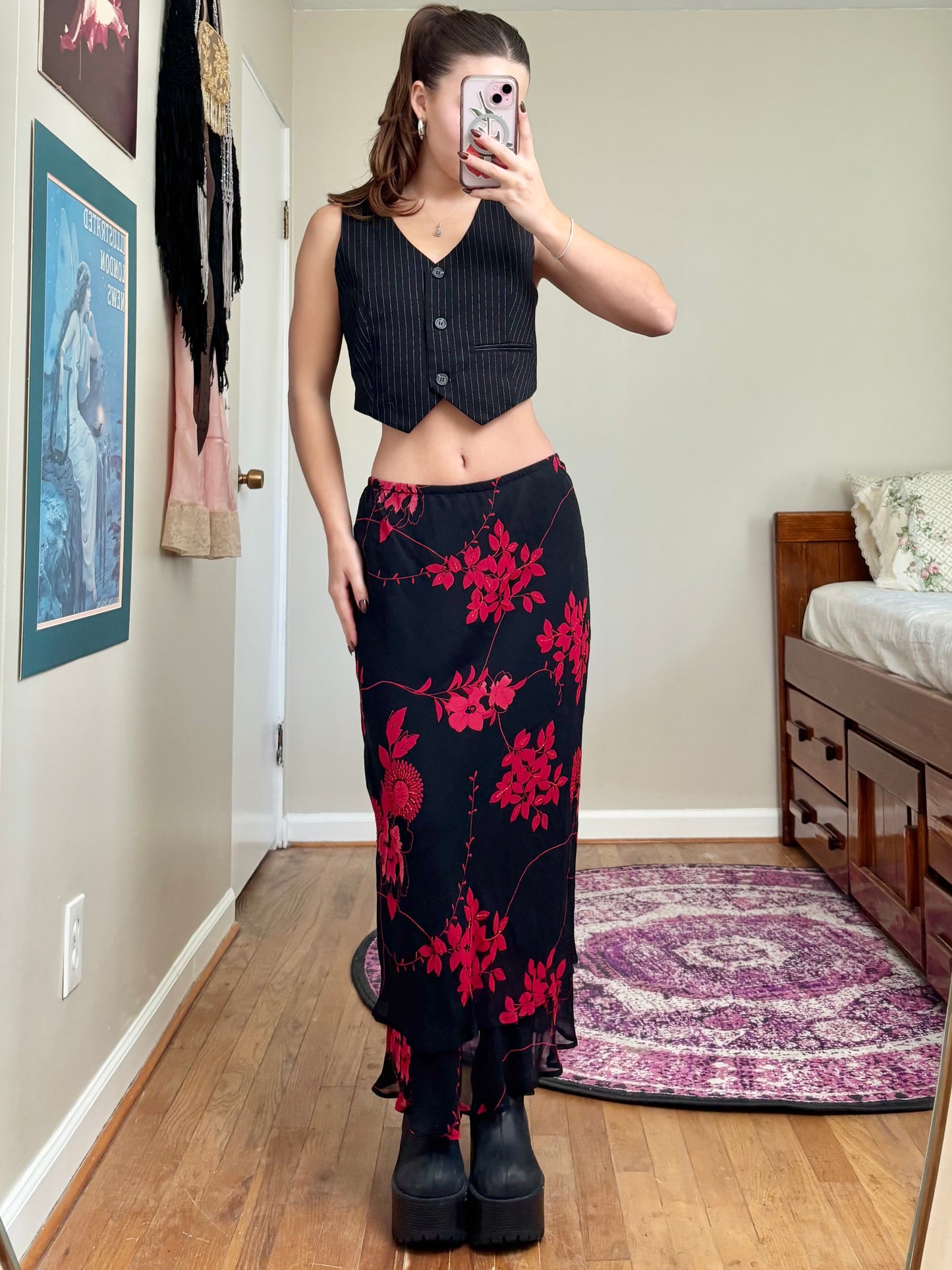 JM 90's Floral Skier | Size 36" Waist