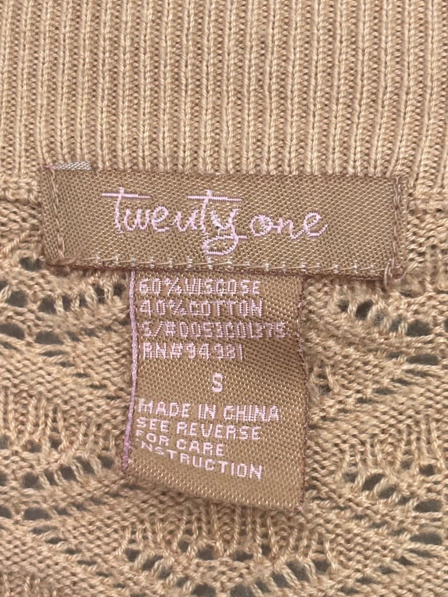 Twenty One 00's Shrug | Size S