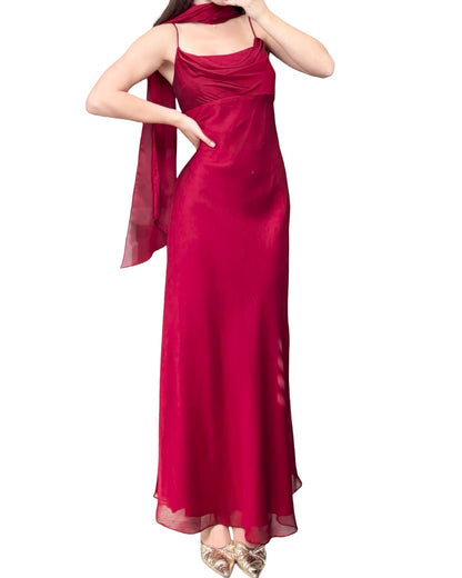 Night Way 90's Red Gown | Size 10