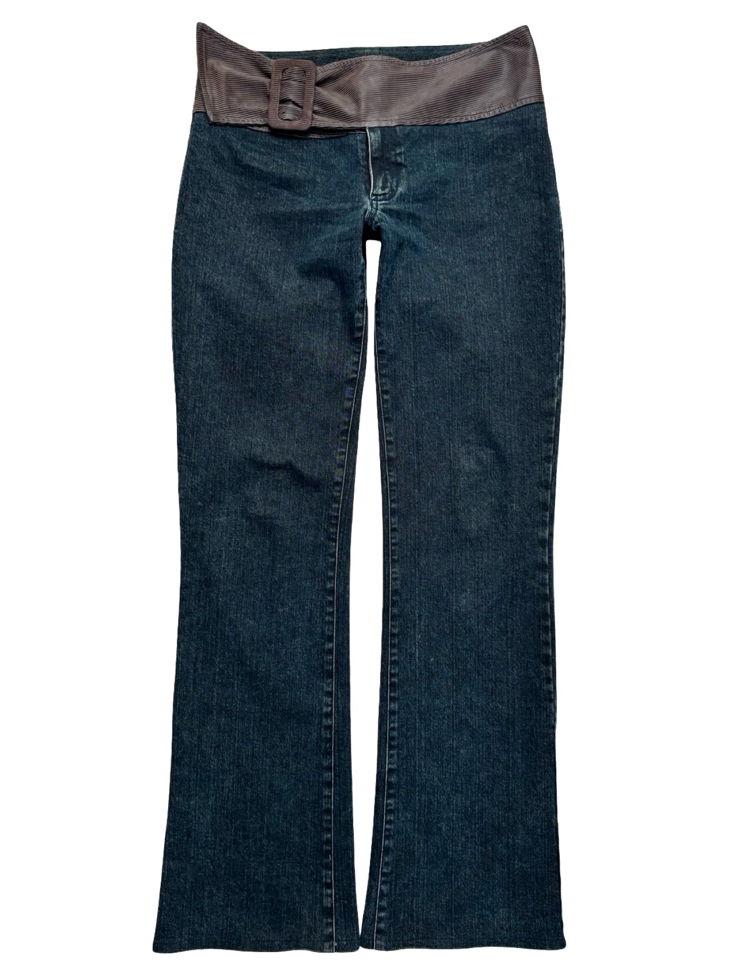 Belted 00’s Flare Jeans | Size 4