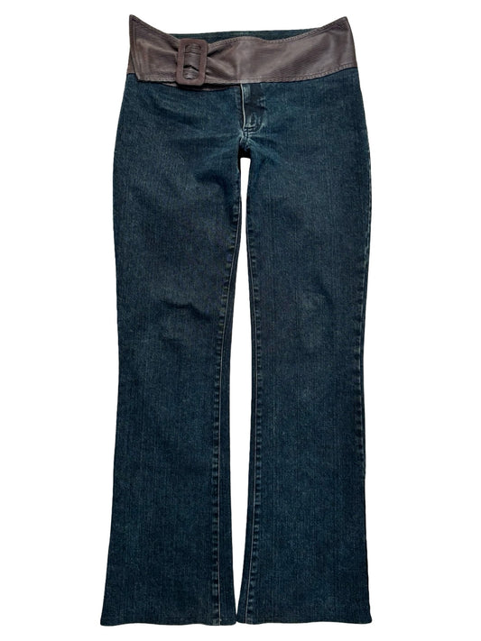 Belted 00’s Flare Jeans | Size 4
