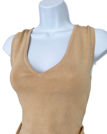 André Oliver 00's Beaded Silk Tank | Size L