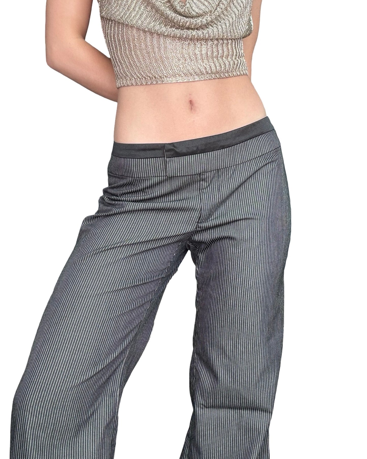Selé 00's Low Rise Pinstripe Pant | Size 7/8