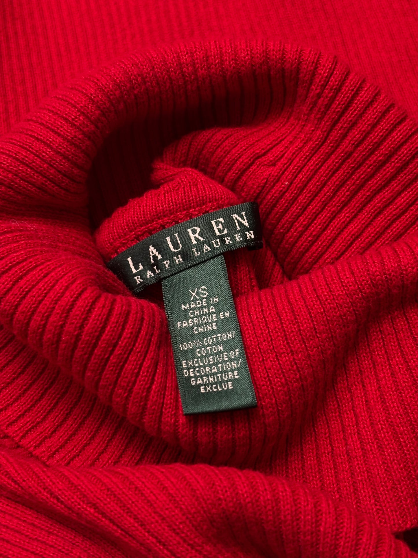 Ralph Lauren 90's Embroidered Knit | Size XS