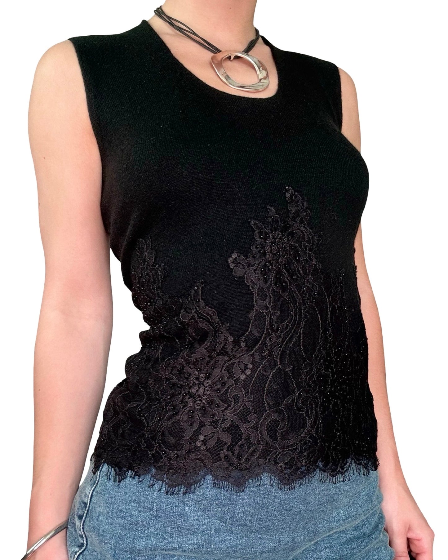 Ann Taylor 90's Cashmere Top | Size XS