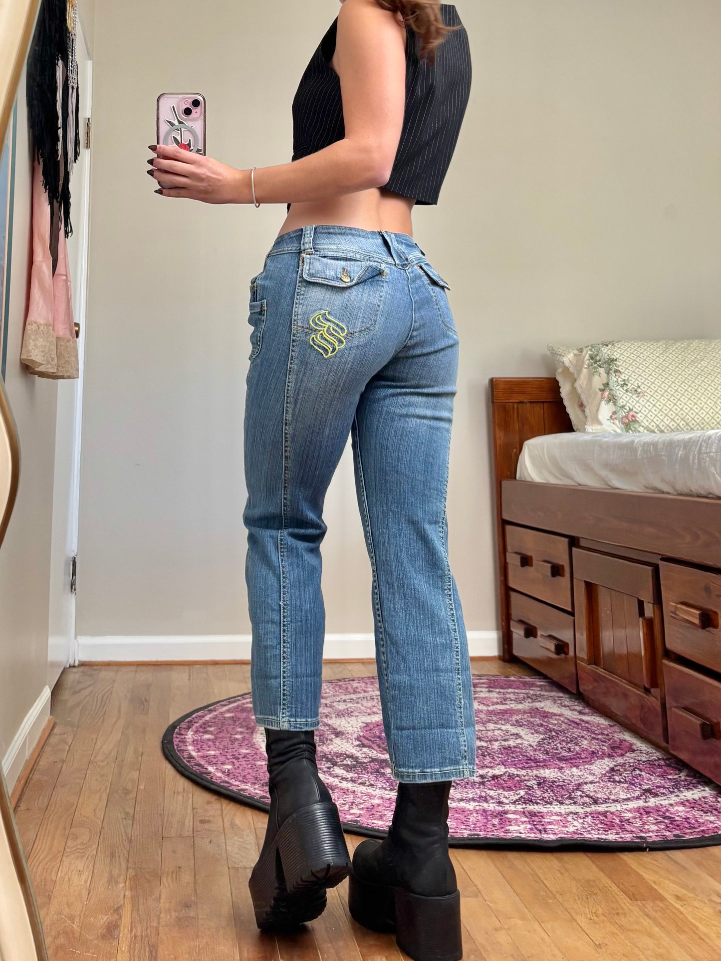 Rocawear 00's Denim Capri | Size 30" Waist