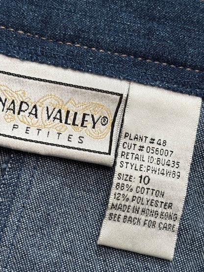 Embroidered 90’s Jean Skirt | Size 29” Waist