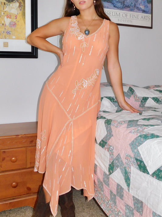 Lorelei Beaded Maxi 2pc Set | Size M