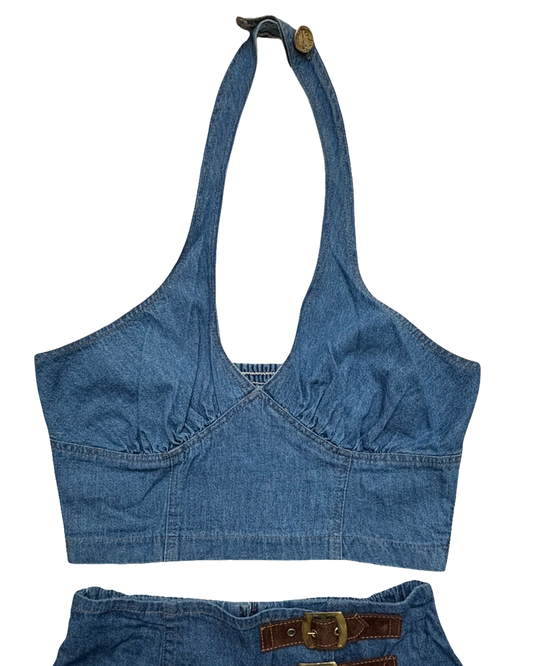 Halla Denim Halter