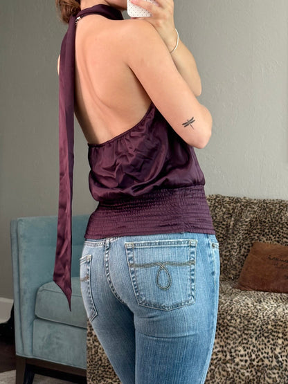 DKNY Jeans 00's Backless Top | Size M