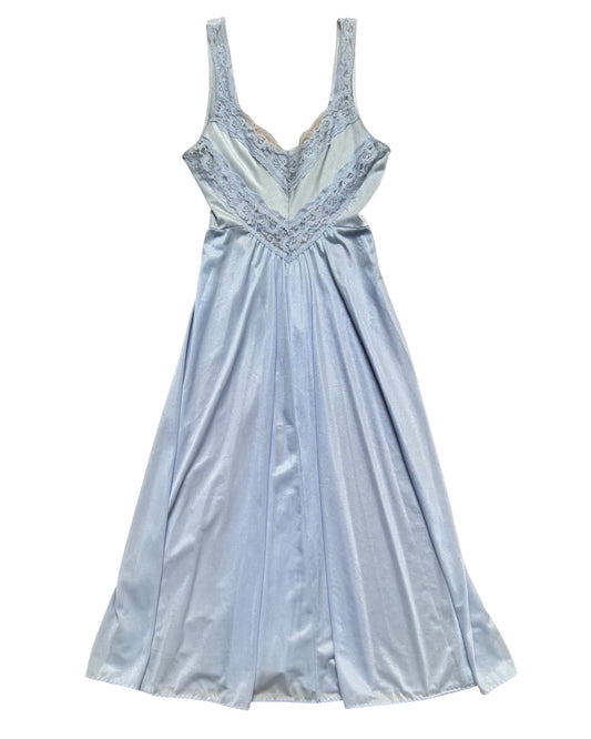 Powder Blue 70’s Slip | Size M-L