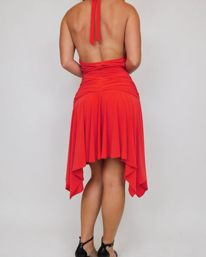 Y2K Red Party Dress | Size S