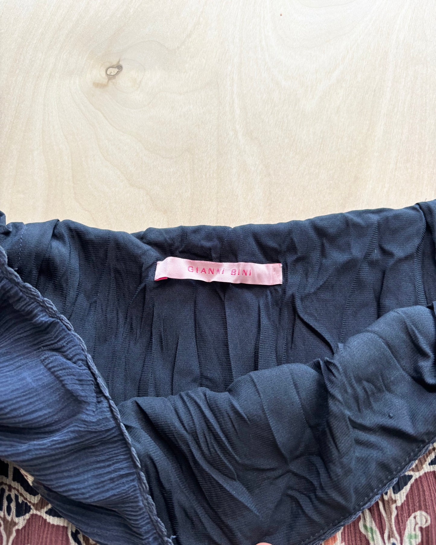 Y2K Silk Printed Skirt | Size 32” waist
