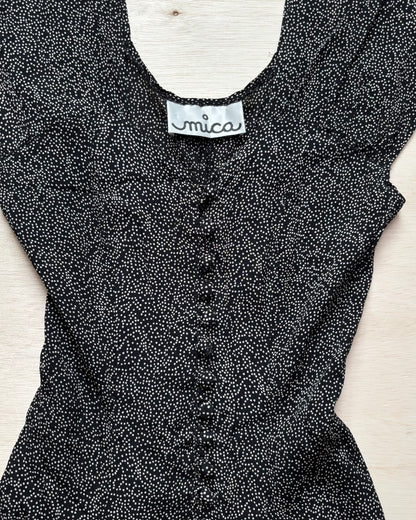 Mica 90’s Button Mini Dress | Size S