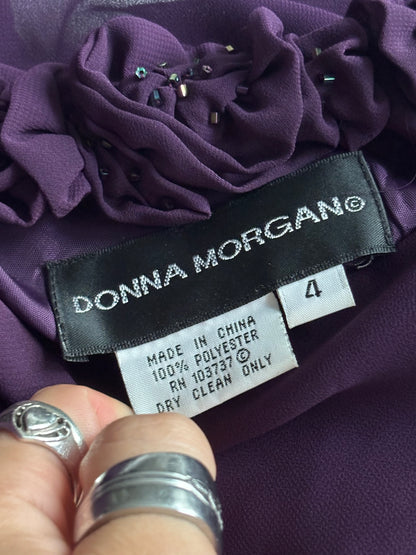 Floral Embellished 00's Dress | Size 4