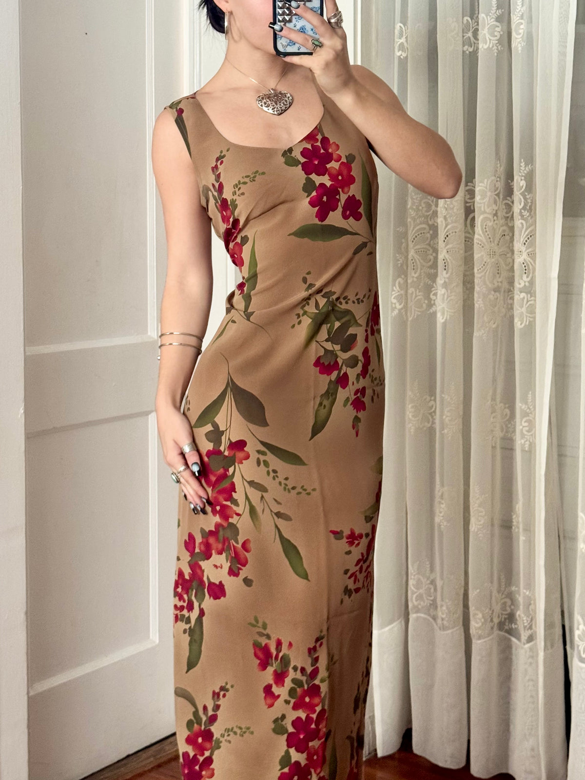 90's Tie Back Dress | Size S