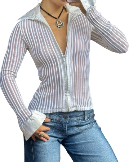 Italian Mesh Top | Size XS